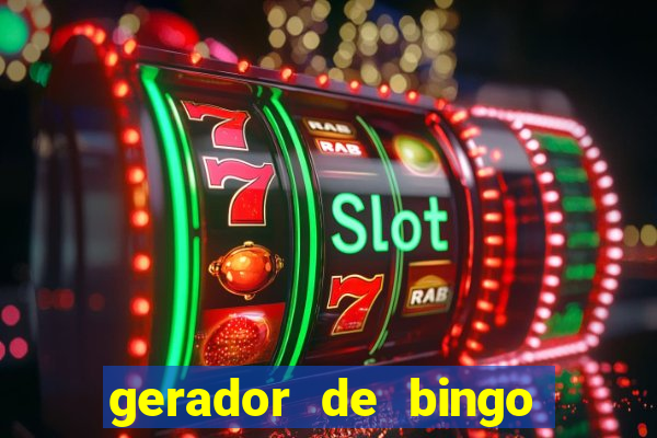 gerador de bingo cha de bebe